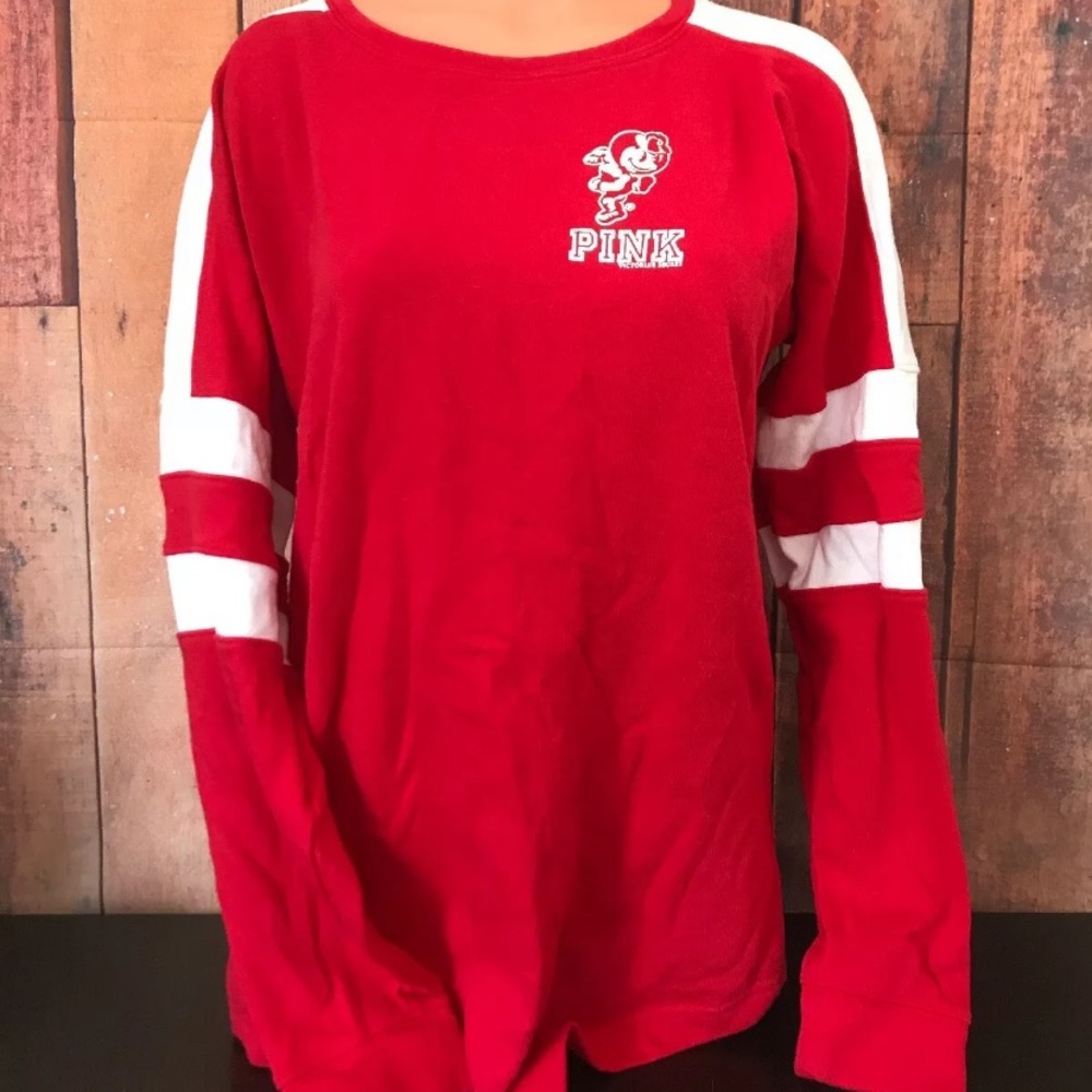 Victoria’s Secret Pink OSU Bling small long sleeve
